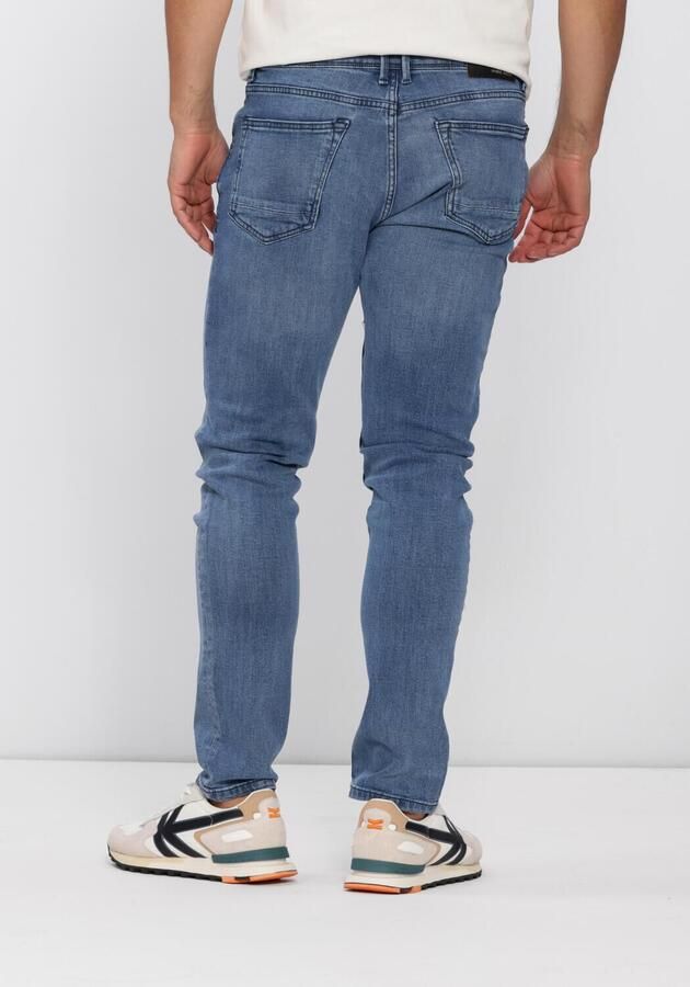 PURE PATH Heren Jeans The Ryan Slim Fit Jeans Blauw - Foto 2