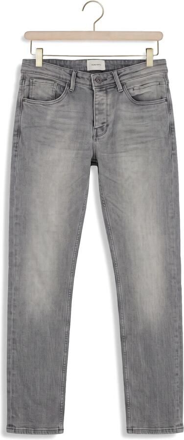 PURE PATH Heren Jeans The Ryan Slim Fit Jeans Grijs - Foto 4