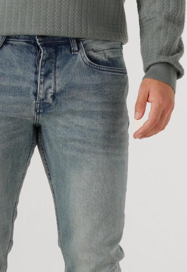 PURE PATH Heren Jeans The Ryan Slim Fit Jeans Lichtblauw - Foto 2