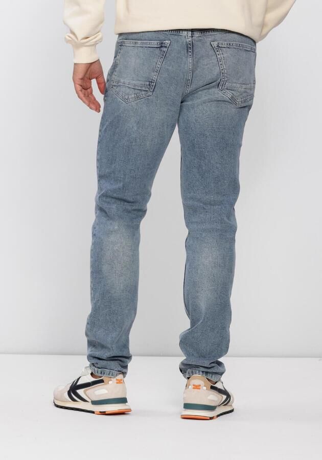 PURE PATH Heren Jeans The Ryan Slim Fit Jeans Lichtblauw - Foto 2