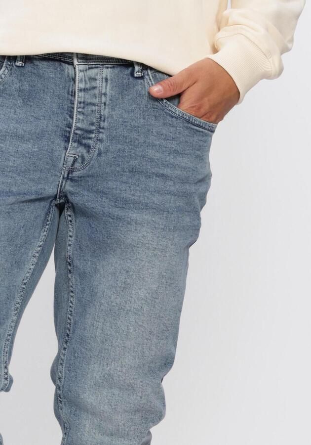 PURE PATH Heren Jeans The Ryan Slim Fit Jeans Lichtblauw - Foto 3