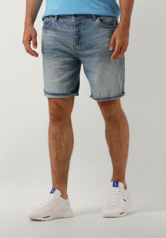 Pure Path Blauwe Denim Shorts The Owen Blue Heren - Foto 3