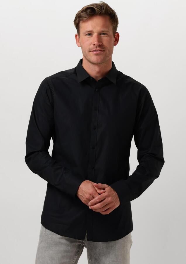 PURE PATH Heren Overhemden Essential Casual Shirt Zwart - Foto 4