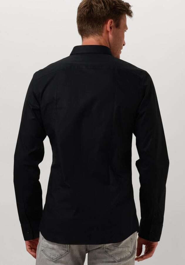 PURE PATH Heren Overhemden Essential Casual Shirt Zwart