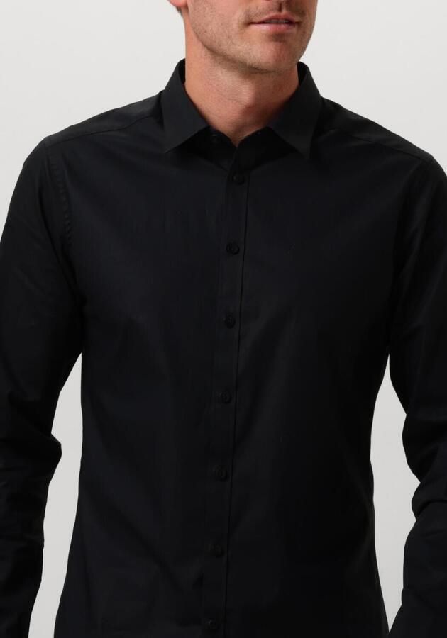 PURE PATH Heren Overhemden Essential Casual Shirt Zwart - Foto 2