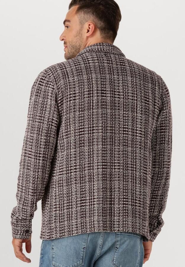 PURE PATH Heren Overshirts Regular Fit Structure Overshirts Grijs - Foto 2