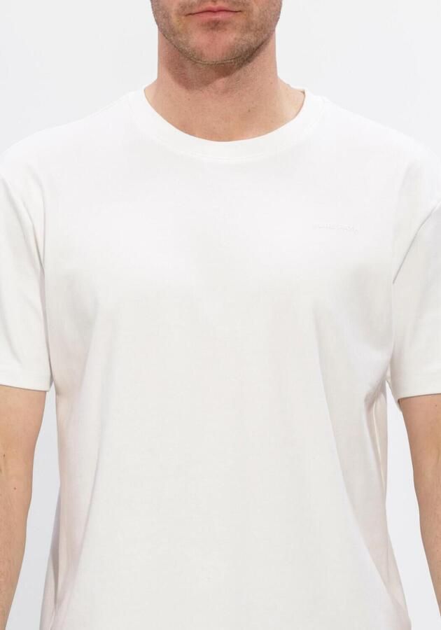 PURE PATH Heren Polo's & T-shirts Essential Triangle Tee Wit - Foto 4