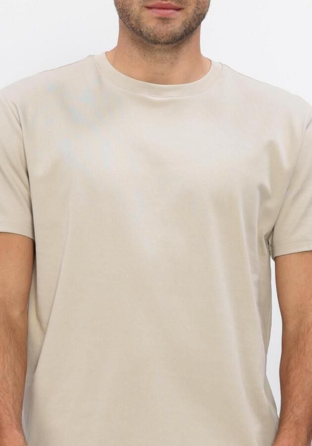 PURE PATH Heren Polo's & T-shirts Essential Triangle Tee Zand - Foto 4