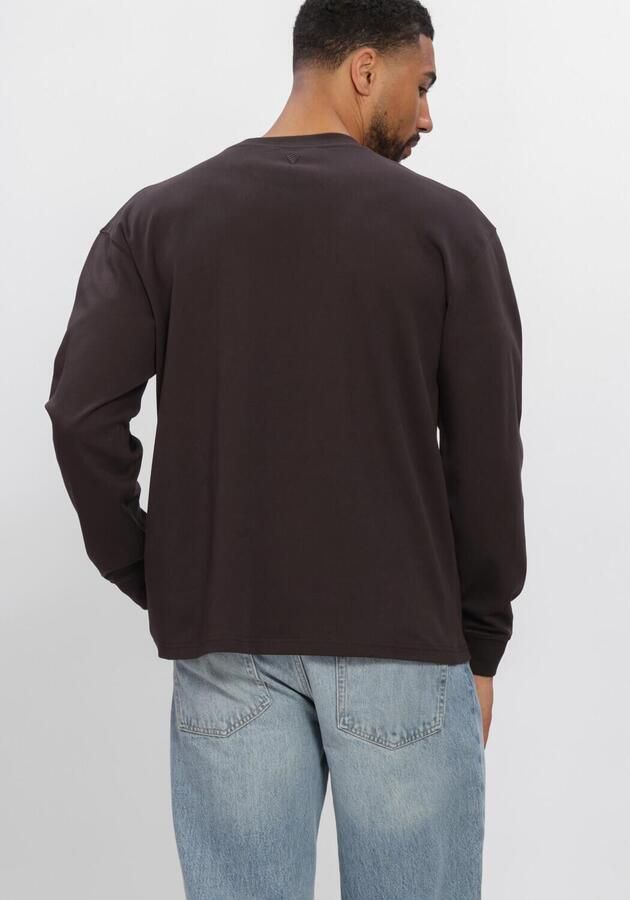 PURE PATH Heren Polo's & T-shirts Inititials Pocket Bruin - Foto 3