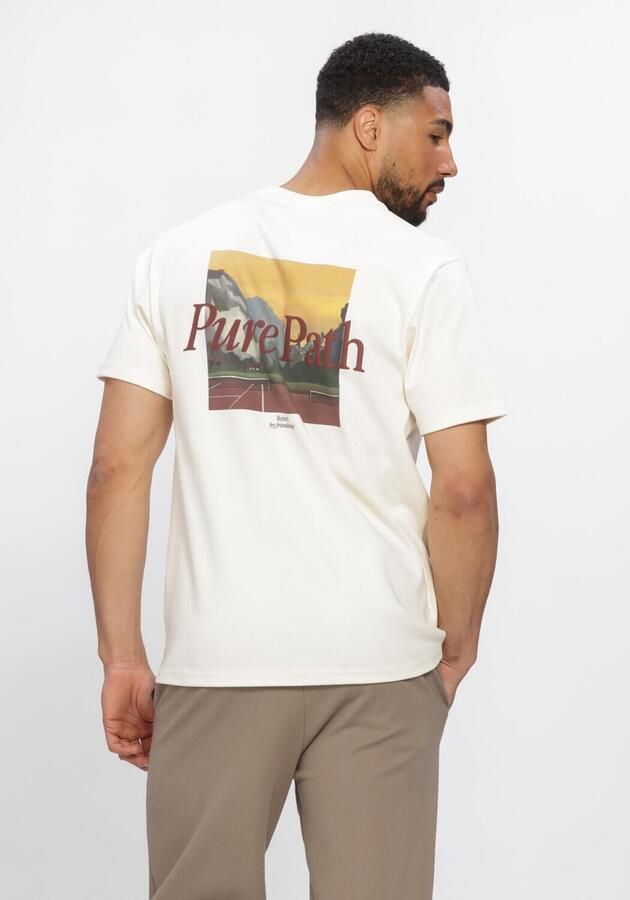 PURE PATH Heren Polo's & T-shirts Landscape Ecru