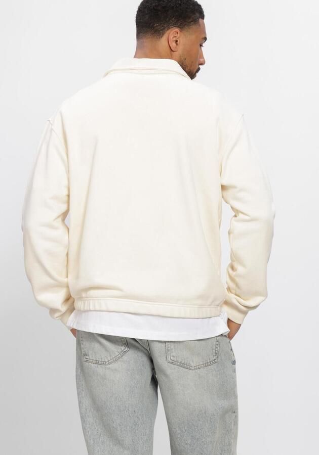 PURE PATH Heren Polo's & T-shirts Polo Half Zip Creme - Foto 3