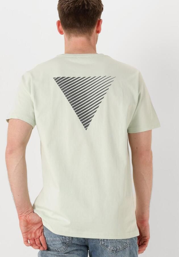 PURE PATH Heren Polo's & T-shirts Regular Fit Crewneck Ss T-shirts Groen - Foto 2