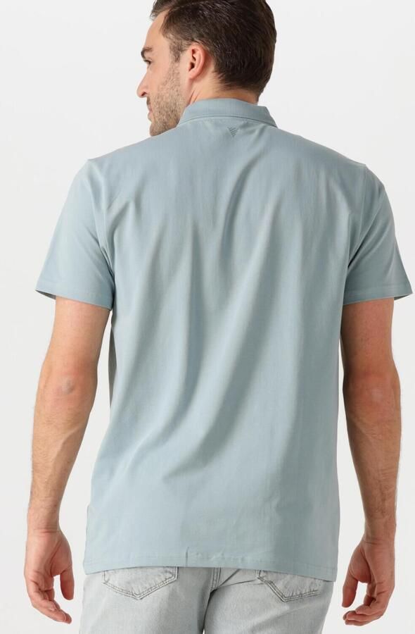 PURE PATH Heren Polo's & T-shirts Regular Fit Polo Ss T-shirts Lichtblauw - Foto 3