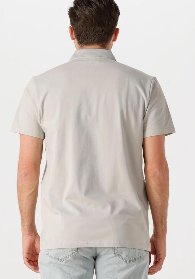 PURE PATH Heren Polo's & T-shirts Regular Fit Polo Ss T-shirts Lichtgrijs - Foto 3