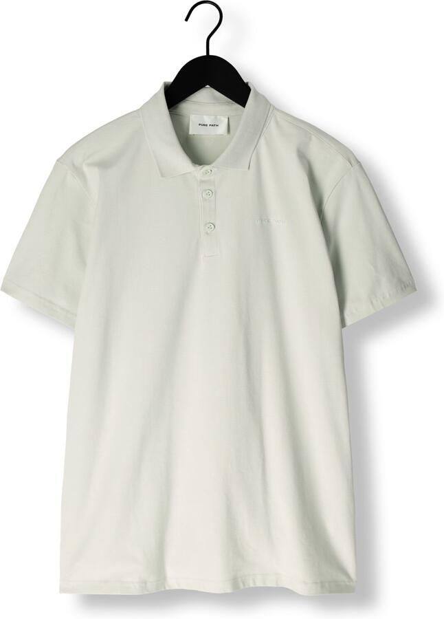 PURE PATH Heren Polo's & T-shirts Regular Fit Polo Ss T-shirts Mint