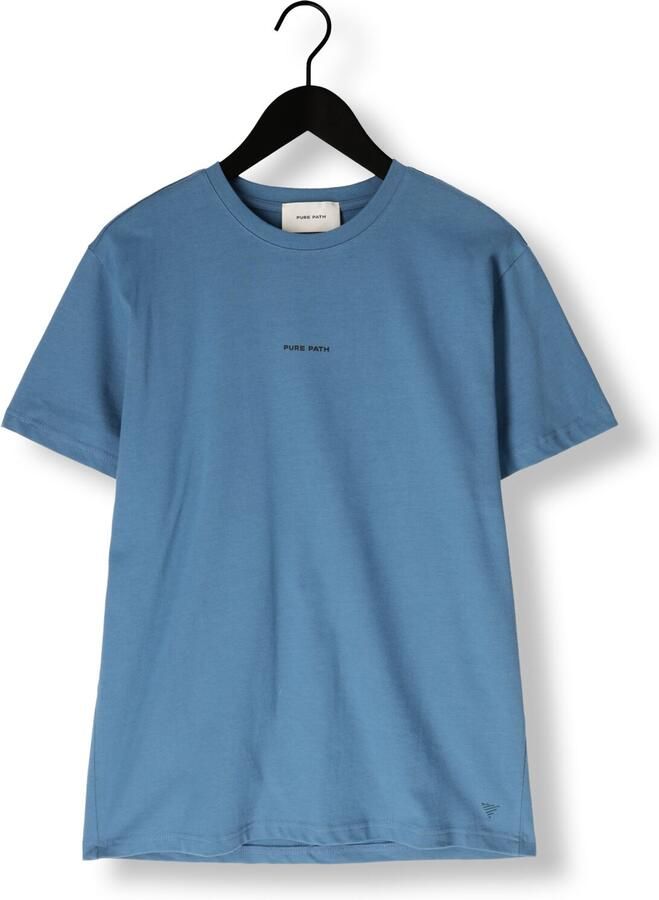 PURE PATH Heren Polo's & T-shirts Regular Fit T-shirts Blauw