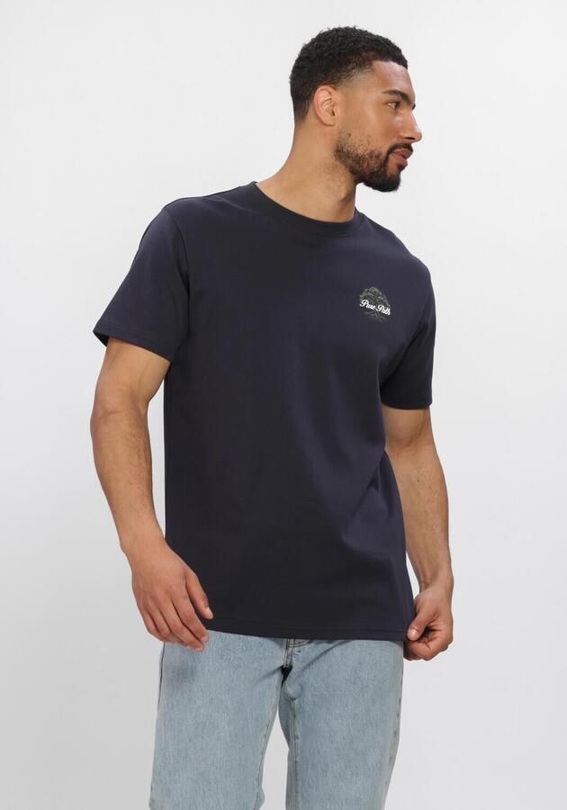 PURE PATH Heren Polo's & T-shirts Rooted Tree Donkerblauw - Foto 3