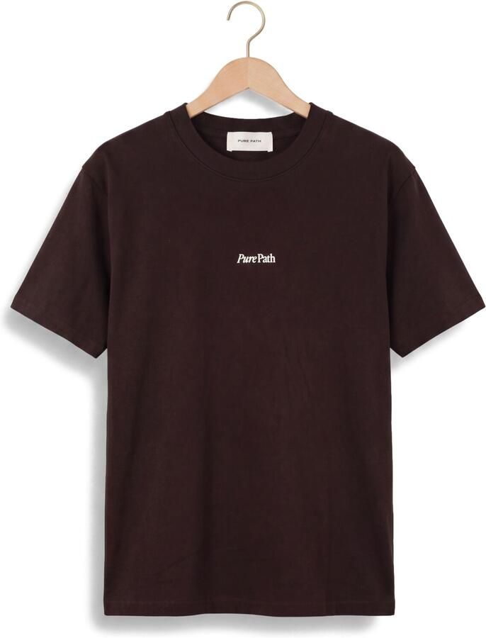 PURE PATH Heren Polo's & T-shirts Tree Of Life Bruin - Foto 2