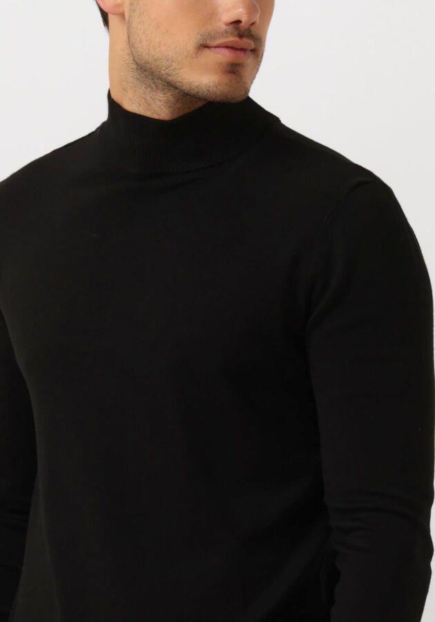 PURE PATH Heren Truien & Vesten Essential Knit Mockneck Sweater Zwart - Foto 2