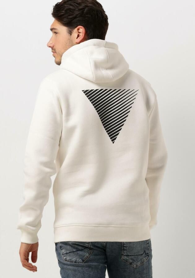 PURE PATH Heren Truien & Vesten Essential Logo Hoodie Gebroken Wit