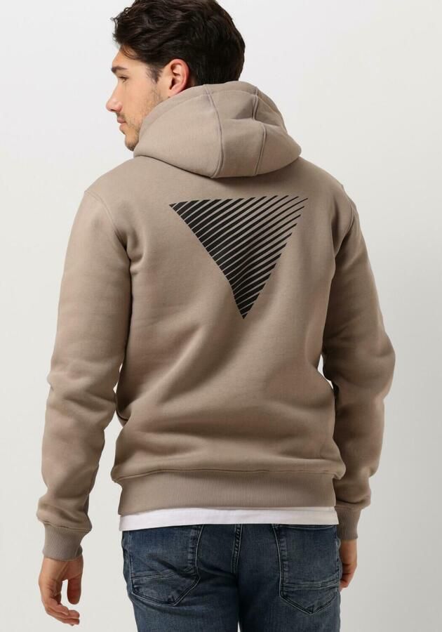PURE PATH Heren Truien & Vesten Essential Logo Hoodie Taupe