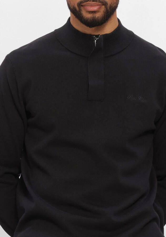 PURE PATH Heren Truien & Vesten Light Weight Hidden Half-zip Zwart - Foto 3