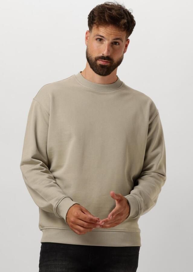 PURE PATH Heren Truien & Vesten Loose Fit Sweaters Crewneck308 Groen