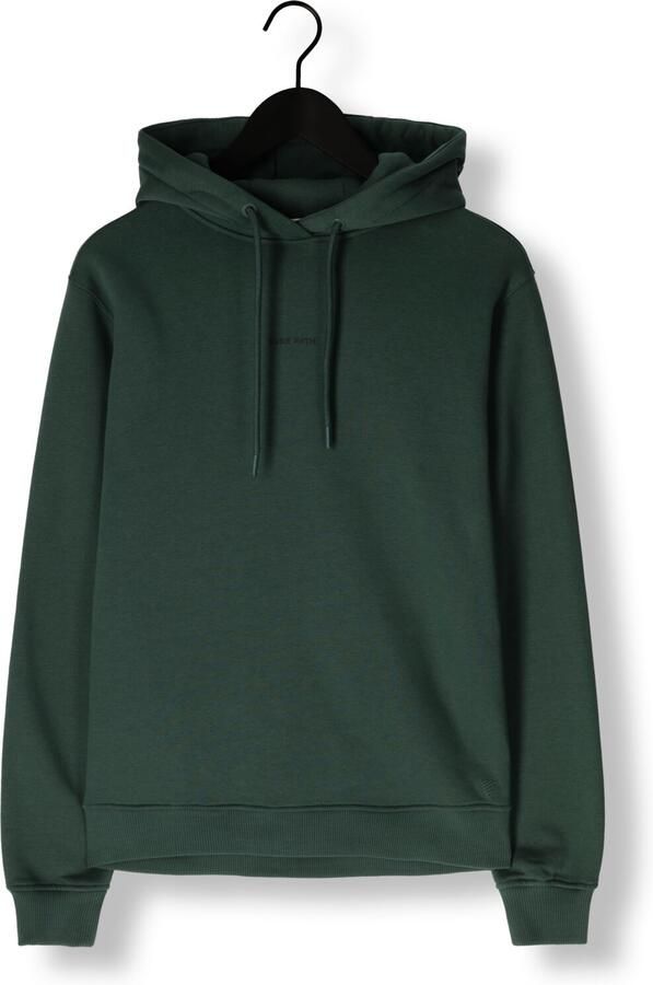 PURE PATH Heren Truien & Vesten Regular Fit Hoodie Ls Sweaters Donkergroen - Foto 3