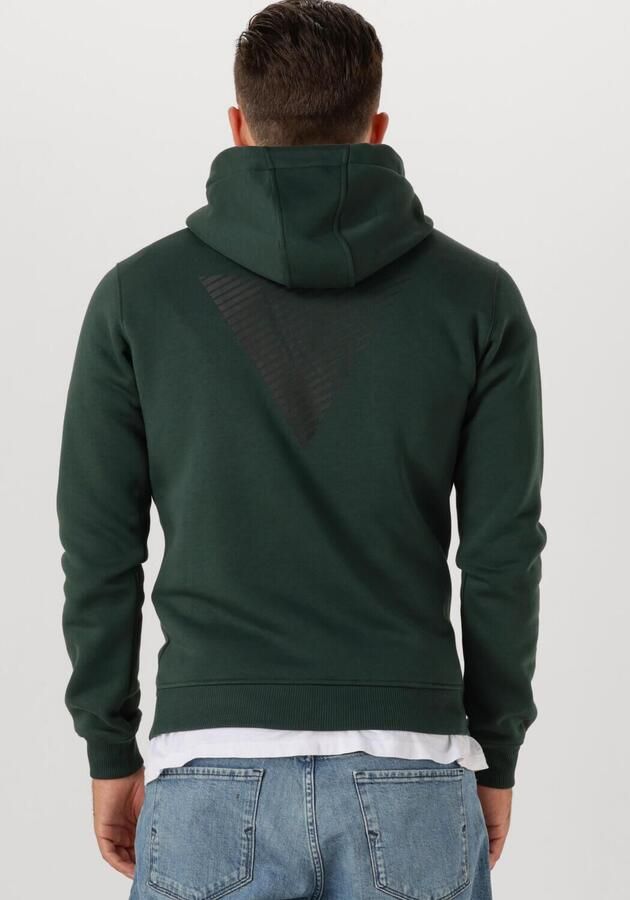 PURE PATH Heren Truien & Vesten Regular Fit Hoodie Ls Sweaters Donkergroen - Foto 2