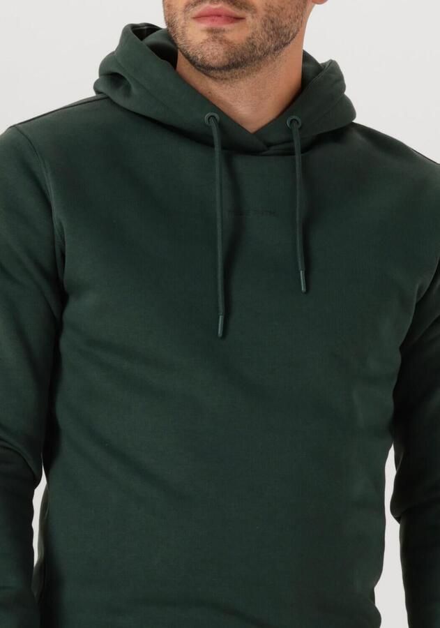 PURE PATH Heren Truien & Vesten Regular Fit Hoodie Ls Sweaters Donkergroen