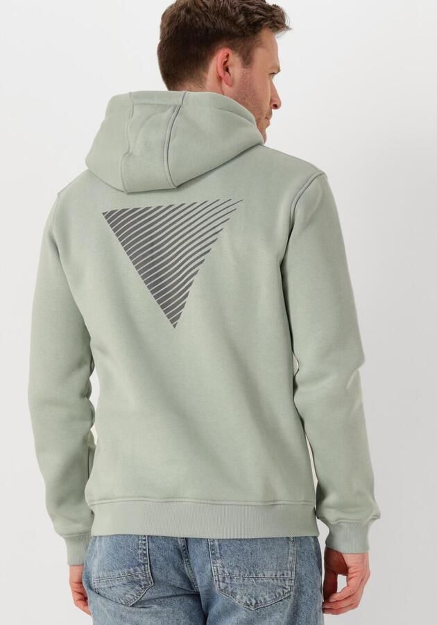 PURE PATH Heren Truien & Vesten Regular Fit Hoodie Ls Sweaters Groen