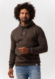 Purewhite Bruine Sweater Seasonal Pure Logo Hoodie