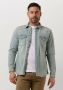 PUREWHITE Heren Overhemden Denim Shirt With Pressbuttons And Pockets On Chest Lichtblauw - Thumbnail 1