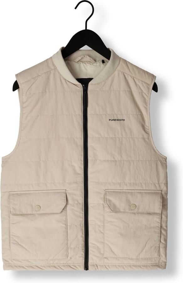 PUREWHITE Heren Jassen Light Padded Bodywarmer Zand - Foto 3