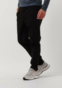 Purewhite Zwarte Pantalon Pants With Single Welt Back Pockets And Elastic Waistband