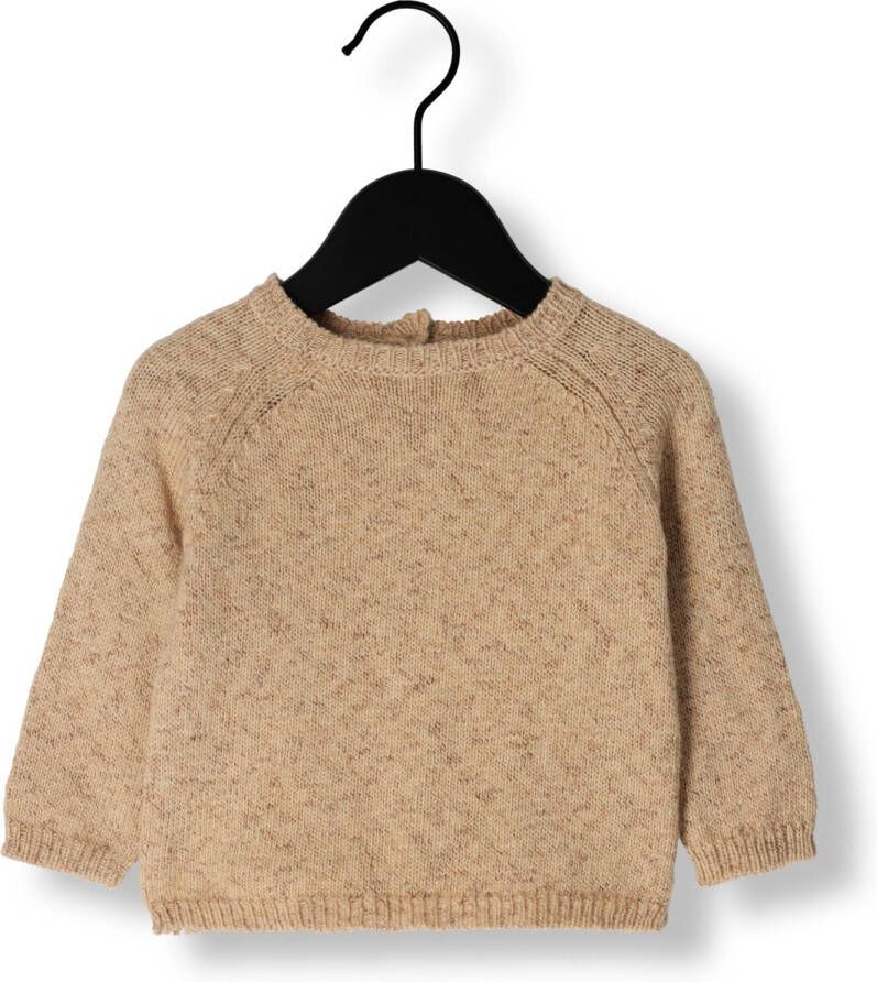 QUINCY MAE Baby Tops & T-shirts Speckled Knit Sweater Beige