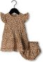 QUINCY MAE Baby Jurken & Rokken Lily Dress + Bloomer Set Bruin - Thumbnail 1