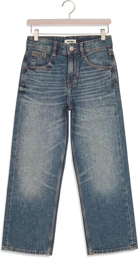 Raizzed junior baggy jeans dark blue stone Blauw Jongens Denim Effen