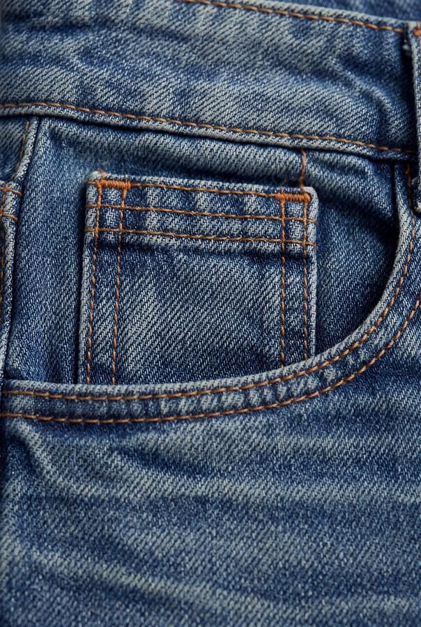 Raizzed junior baggy jeans dark blue stone Blauw Jongens Denim Effen