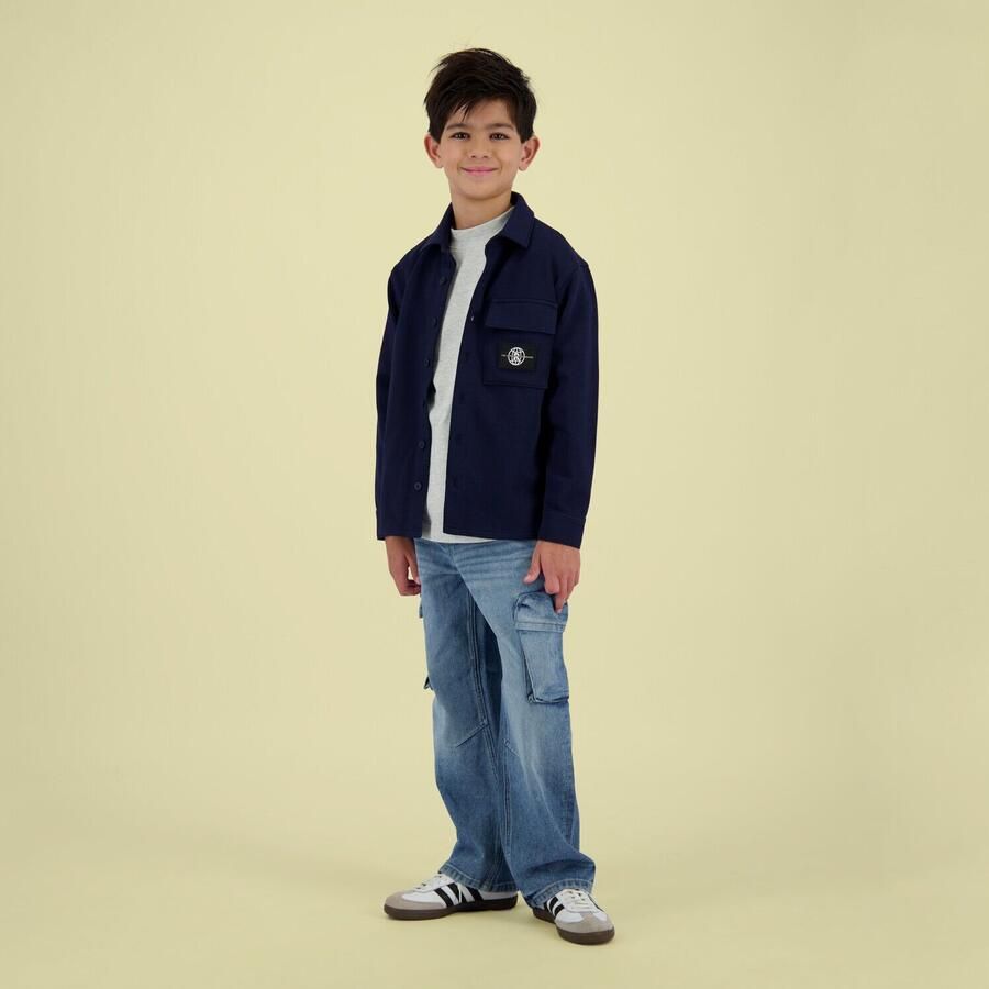 RAIZZED Jongens Overhemden Lexton Donkerblauw