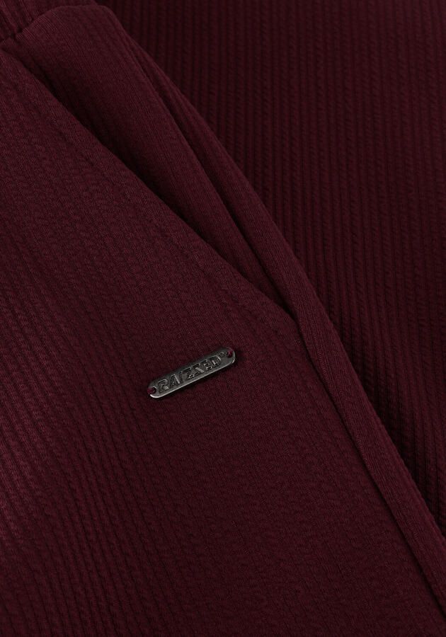Raizzed wide leg casual broek donkerrood - Foto 3