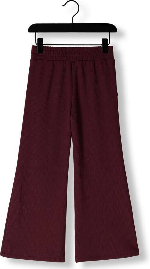 Raizzed wide leg casual broek donkerrood - Foto 2