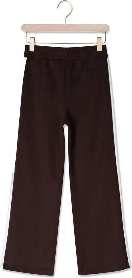 Raizzed wide leg gestreepte joggingbroek bruin - Foto 2