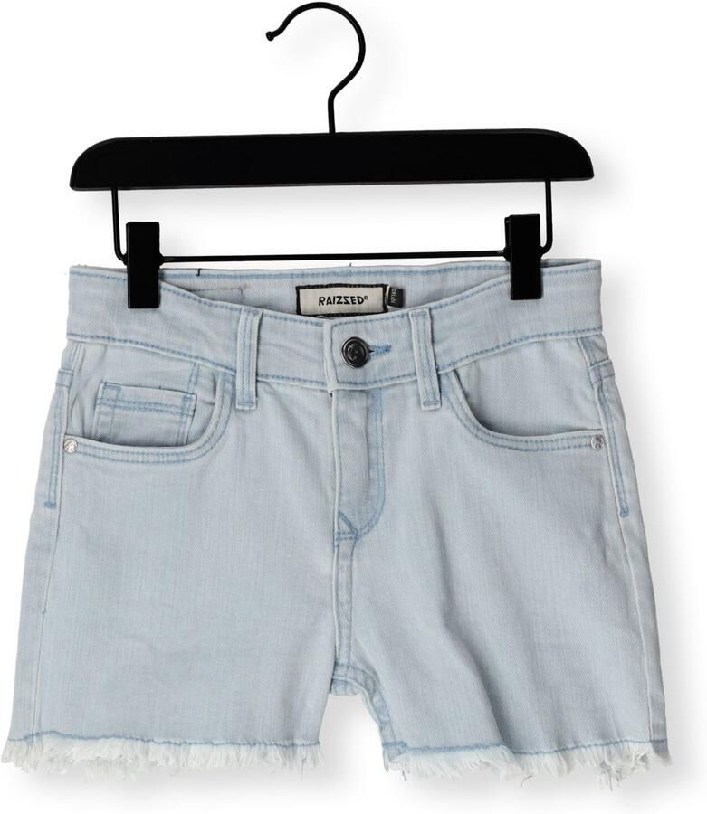 Raizzed regular waist short light blue denim
