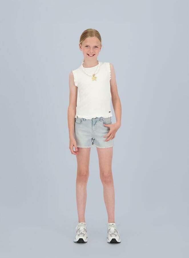 Raizzed regular waist short light blue denim - Foto 2