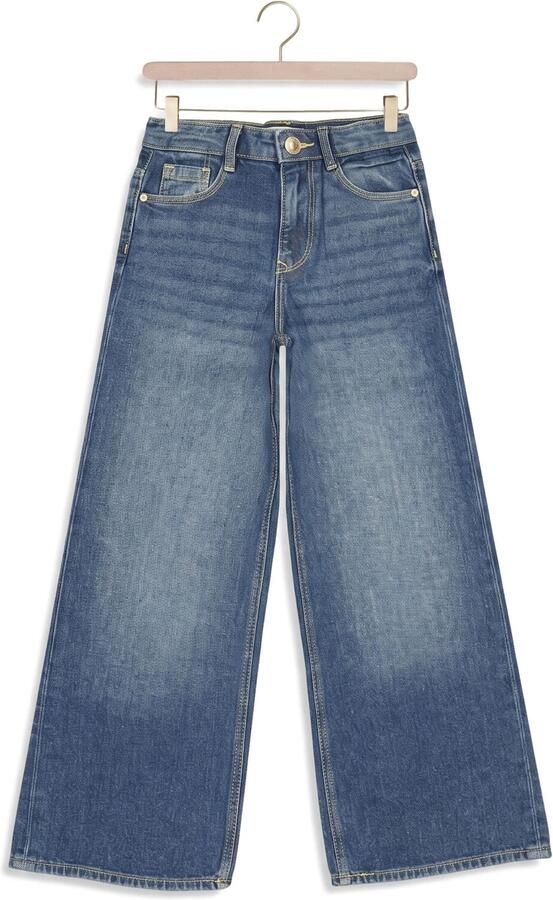 Raizzed Monaco baseline regular waist wide leg jeans vintage blue Blauw Meisjes Denim