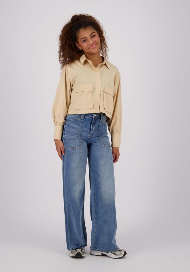 Raizzed wide leg jeans Monaco mid blue stone