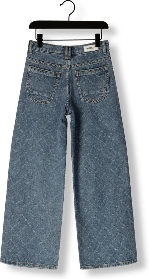 Raizzed wide leg regular waist jeans medium blue denim