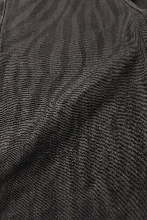 Raizzed Monaco Zebra high waist wide leg jeans grijs