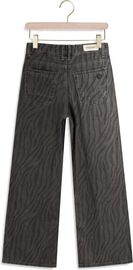 Raizzed Monaco Zebra high waist wide leg jeans grijs - Foto 2